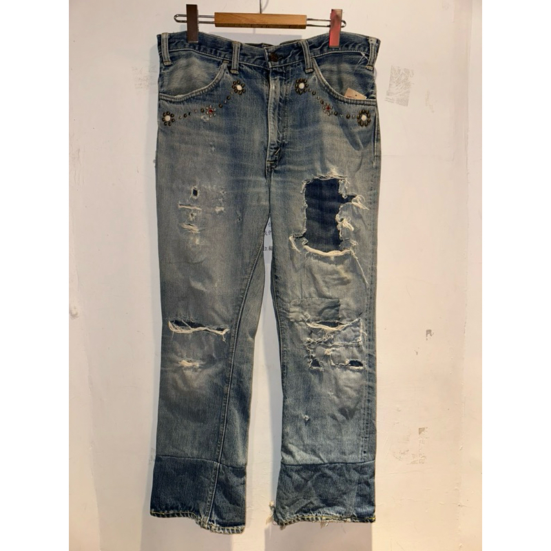 70s LEVI’S 517?SingleStitchCustomJeans(Boot Cut)W33 靴型褲 喇叭褲