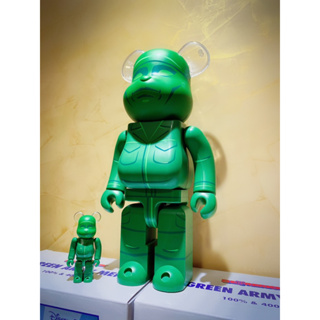 《熊🇯🇵專門店》BE@RBRICK 玩具總動員 綠兵 GREEN ARMY MAN 400%+100% 全新現貨