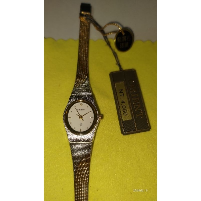 全新收藏 ORIENT 東方錶 orient 正品手錶 女錶 懷舊 復古 母親節禮品 生日 藍寶石錶鏡