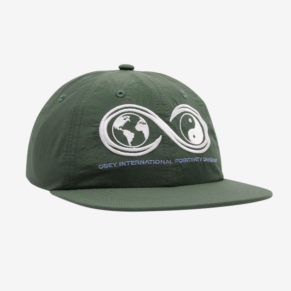 Obey Posi Division 6 Panel - Moss Green 帽子《 Jimi 》