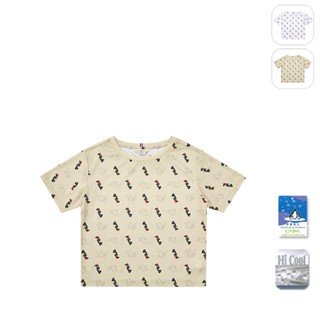 【FILA】女性 短袖 吸濕排汗 運動圓領T恤-米卡其 5TEX-1497-BG