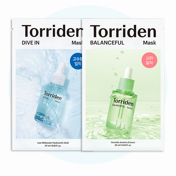 【Torriden】微分子 積雪草 鎮定 舒緩 玻尿酸 保濕 面膜 oliveyoung 熱銷 排行 wolibal代購