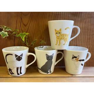 MEOW!MEOW! 貓咪馬克杯 茶杯 小倉陶器 日本進口