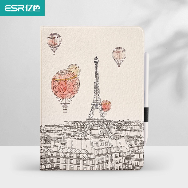 ESR億色 iPad Air 5/4 10.9吋 插畫師系列保護套 筆槽款 巴黎