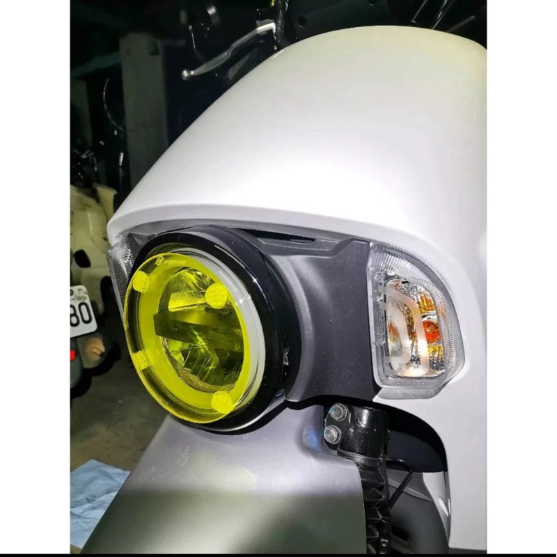 SYM 4MICA 125 KRN BT 通用 大燈護目鏡 大燈罩護片 可拆式 保護燈具 改變燈色 大燈 保護 大燈變色