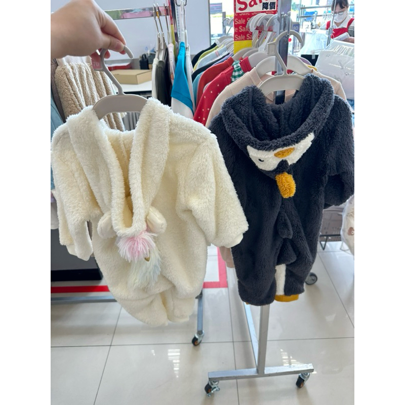 日本品牌 可愛造型爬服 絨毛爬服 嬰兒裝