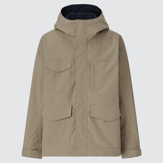 Uniqlo 登山外套 卡其色 XL cityboy、工裝、古著適合