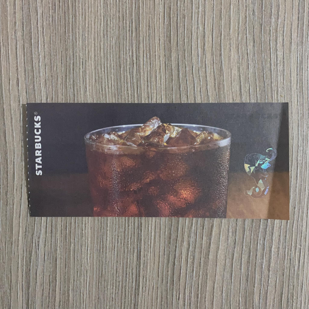 Starbucks 星巴克飲料券 面額$100可換$110飲料 2024.12.31止 現貨一張