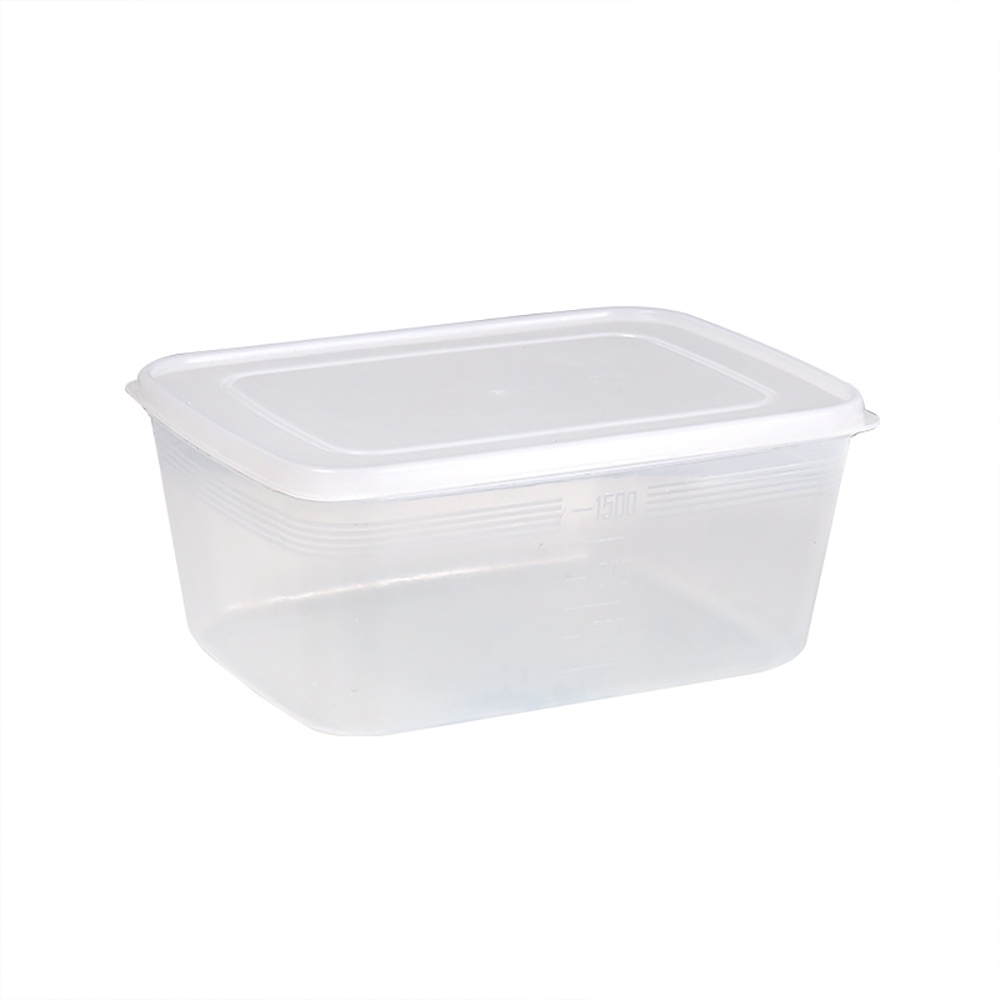 『熊愛貝百貨』大容量保鮮儲物盒透明PP冰箱收納盒可疊加廚房食物保鮮盒