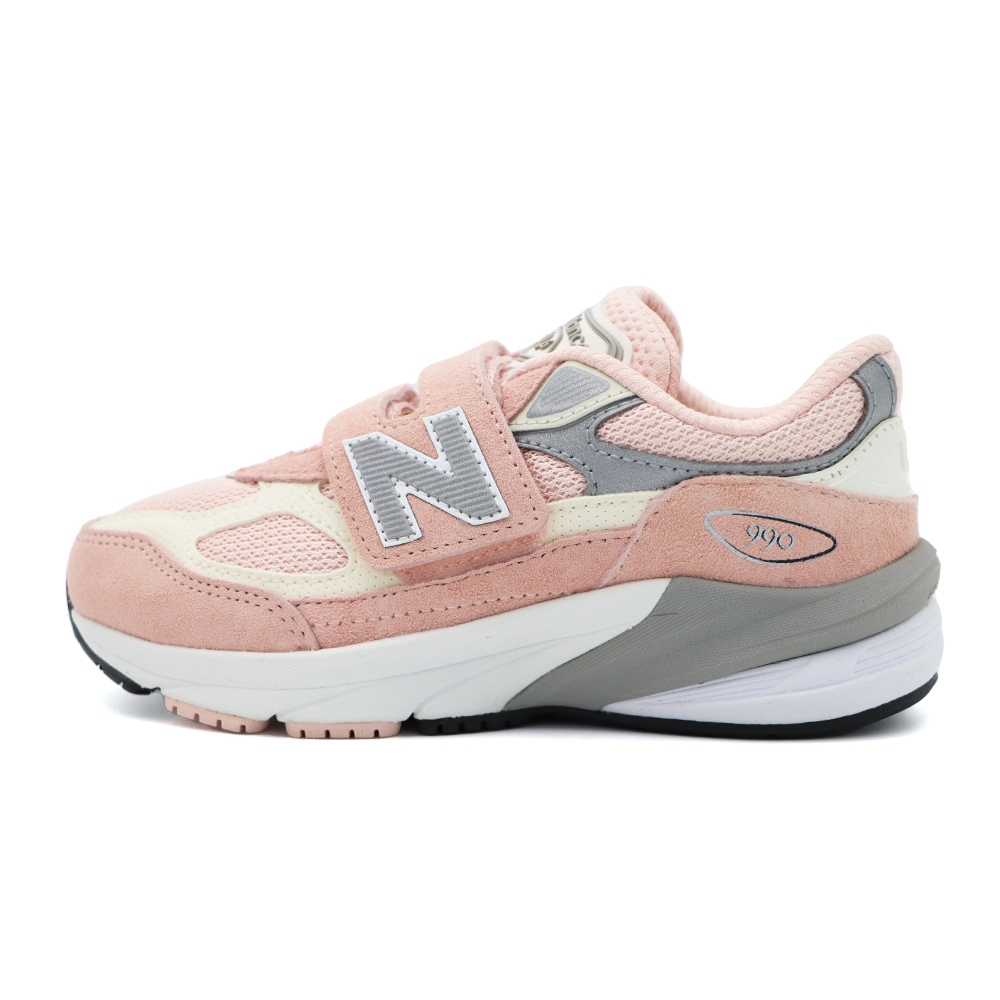 New Balance 990 NB 990 魔鬼氈 運動鞋 中童 銀粉 S0312 (PV990PK6)