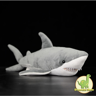 ▶大白鯊◀稀有！仿真 噬人鲨 活化石 鼠鯊 絨毛玩偶 娃娃公仔 布偶玩具 抱枕 擺飾
