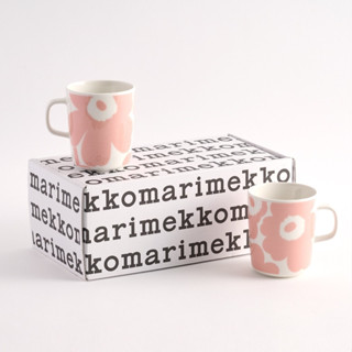 現貨 新品🩷 marimekko 限定款 粉色 馬克杯 櫻花粉 Unikko 禮盒組 對杯 杯子 咖啡杯 小花 日本代購