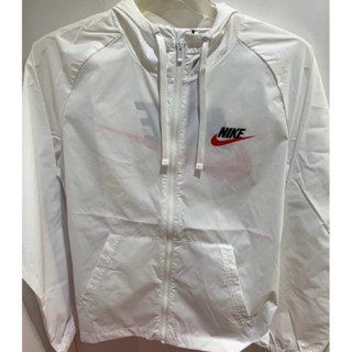 NIKE NSW 風衣外套 連帽 運動 薄外套 防風 男款 CZ8677 100白色