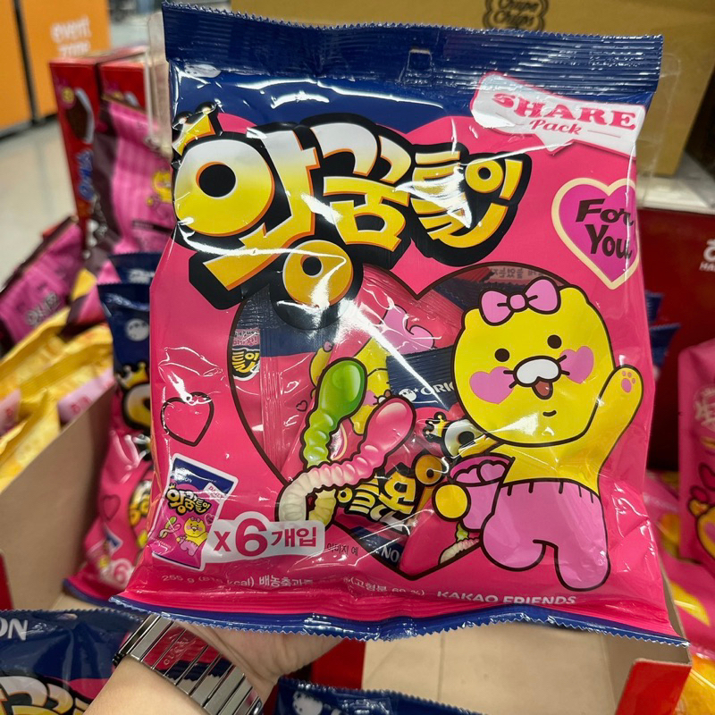 【IN KOREA韓國代購】現貨🇰🇷好麗友ORION 蟲蟲造型軟糖255g/6小包