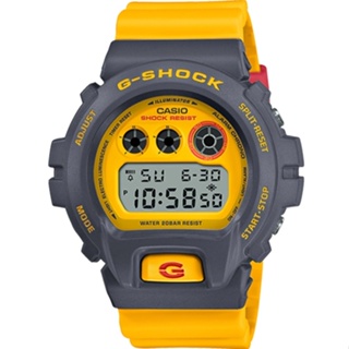 G-SHOCK DW-6900Y-9 CASIO卡西歐 90年代復古運動/撞色黃灰/公司貨