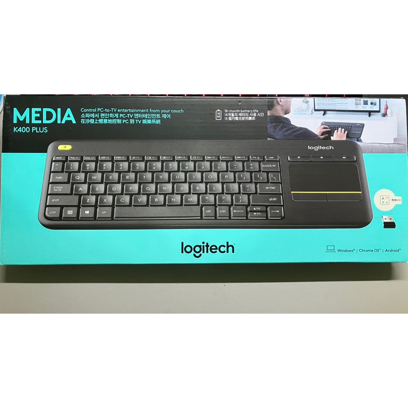 羅技Logitech k400 plus 無線鍵盤