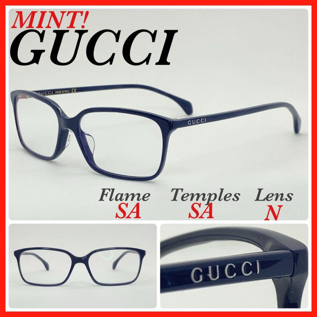 Gucci 眼鏡框 GG0553OA 海軍藍 （二手）【日本直送】