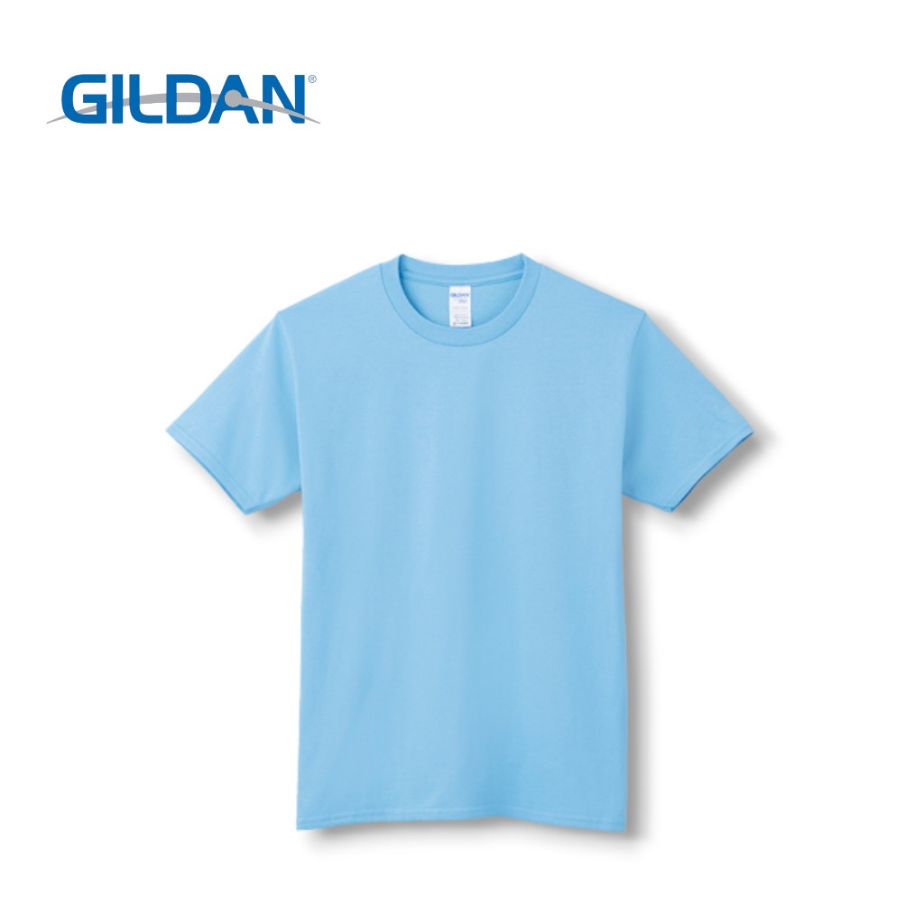 【衣服家】吉爾登GILDAN 76000系列 短袖 上衣 棉T 素T  T恤  寬鬆 圓領  亞規 柔棉 中性 水藍色
