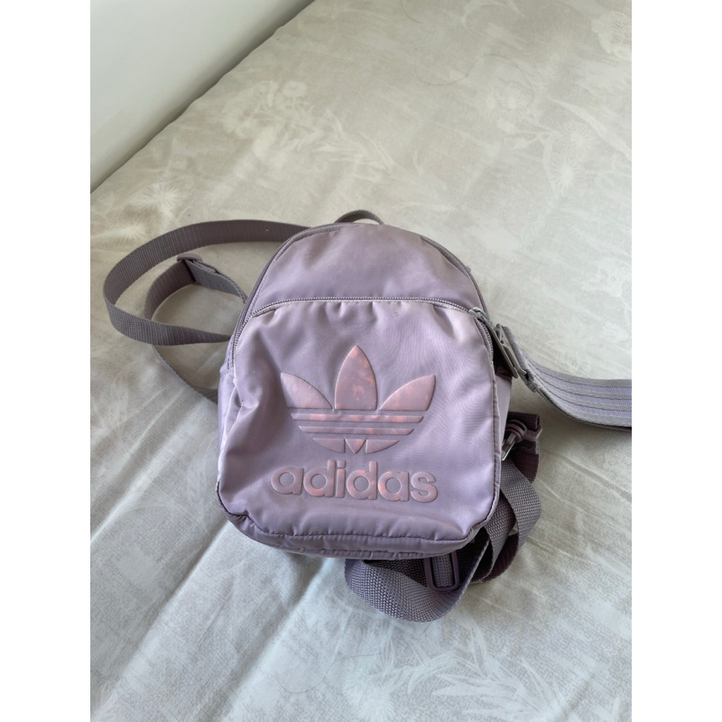 [二手包］Adidas愛迪達紫色小後背包