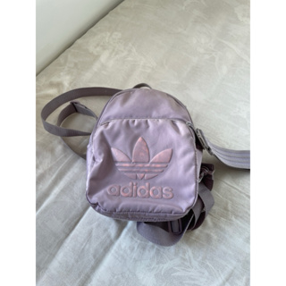 [二手包］Adidas愛迪達紫色小後背包