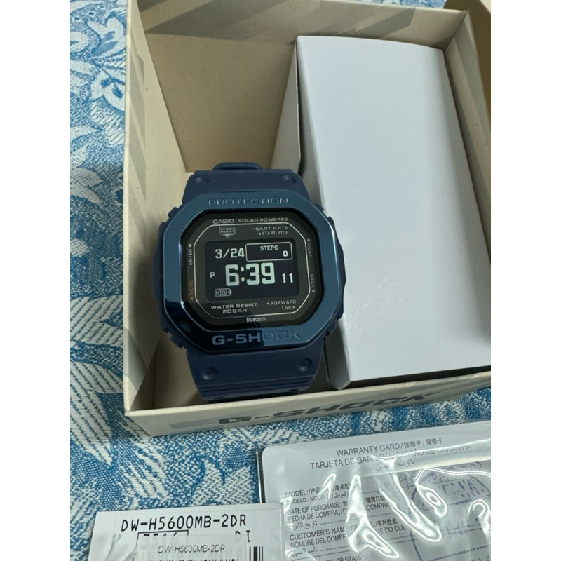 CASIO卡西歐太陽能智慧藍牙電子錶DW-H5600