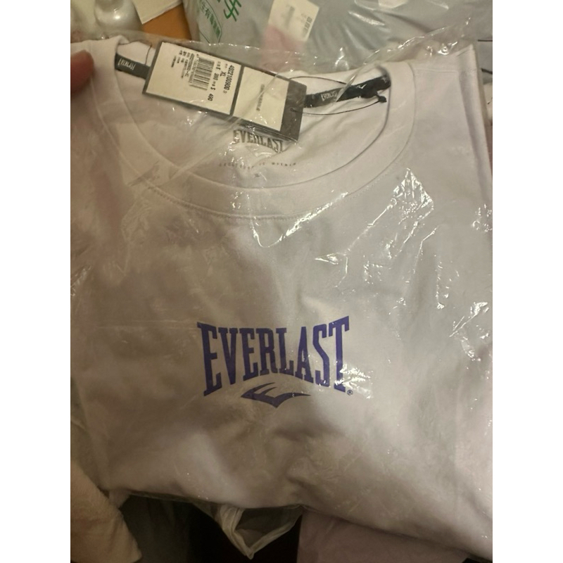 Everlast短袖白色機能T恤XL$320