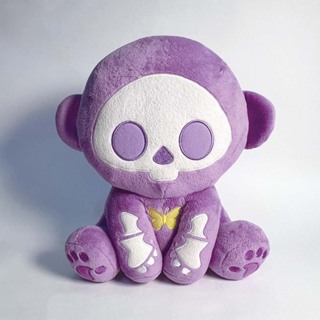 二手 skelanimals 紫色 骷髏 骷髏獸 骨頭熊 骷髏熊 娃娃 布偶 玩偶