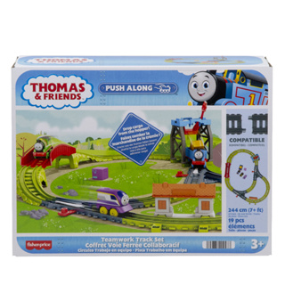 MATTEL 湯瑪士小火車-培西卡娜大合作火車軌道組 湯瑪士小火車 電動 軌道 Thomas 正版 美泰兒