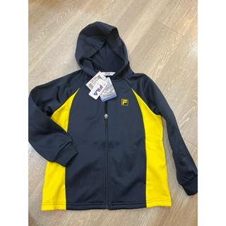 全新 FILA 尺寸135 原價2480 男童 吸濕排汗 機能 保暖 刷毛 絨毛 連帽外套 長袖外套 夾克 外套