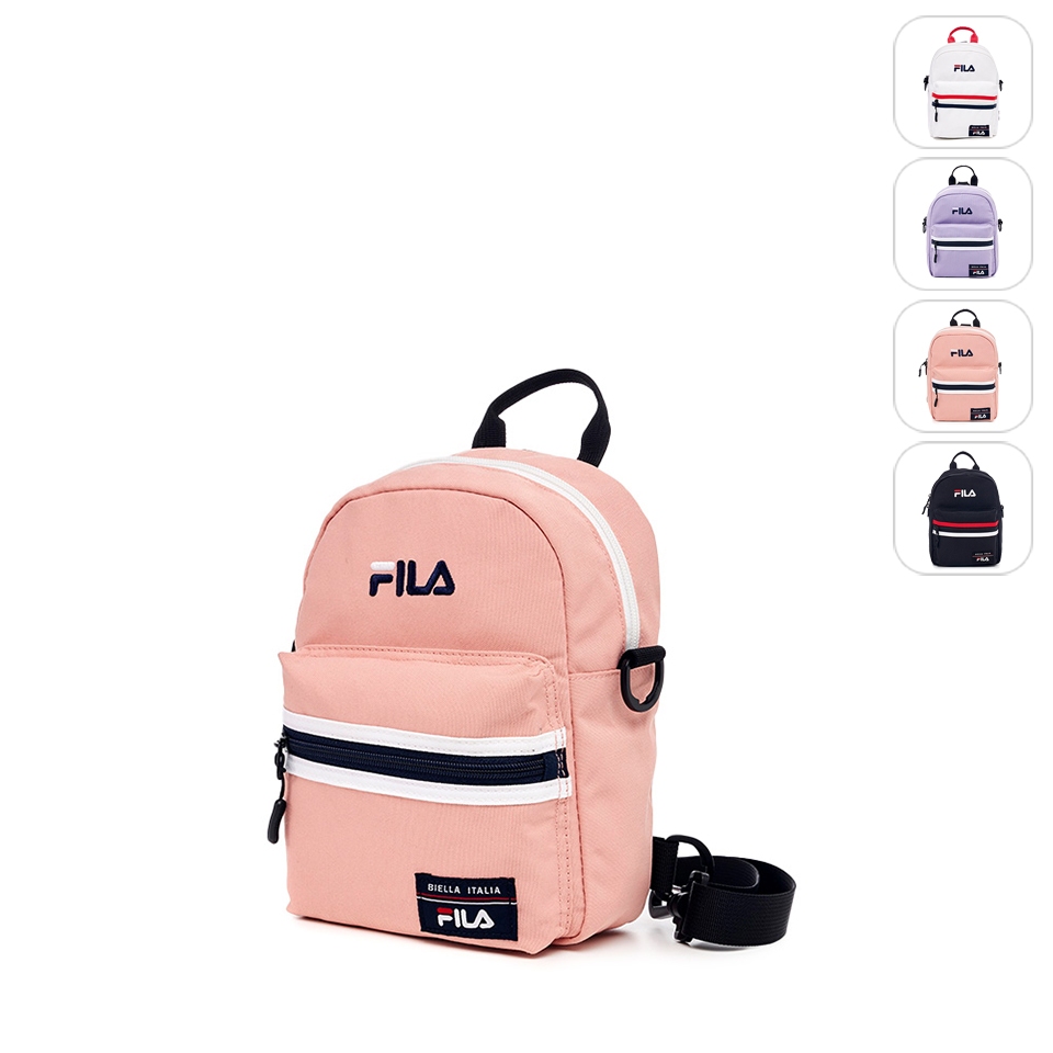 【FILA】文青素色簡約後背包-粉色 BPX-5100-PK