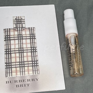 博柏利英倫風格女士2ml香水小樣試用裝 香氛噴霧 Burberry Brit For Her Eau de Parfum