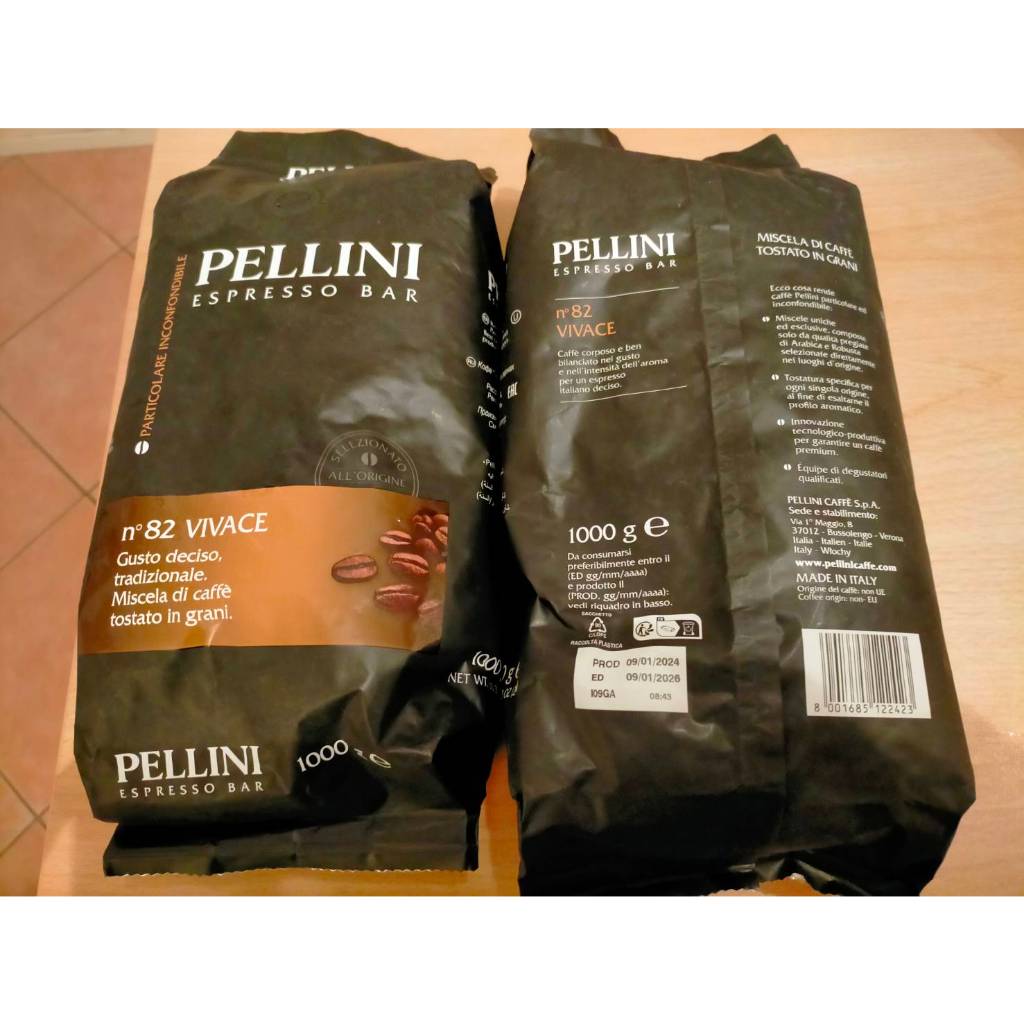 現貨【黛咪🇮🇹義大利代購】Pellini 咖啡豆 VIVACE NO. 82 1kg (效期2026/1月)