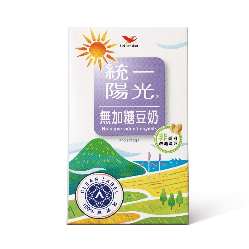 板橋江子翠→統一 陽光 無加糖豆奶 250ml 無糖 豆奶 飲料 鋁箔包 無糖豆奶