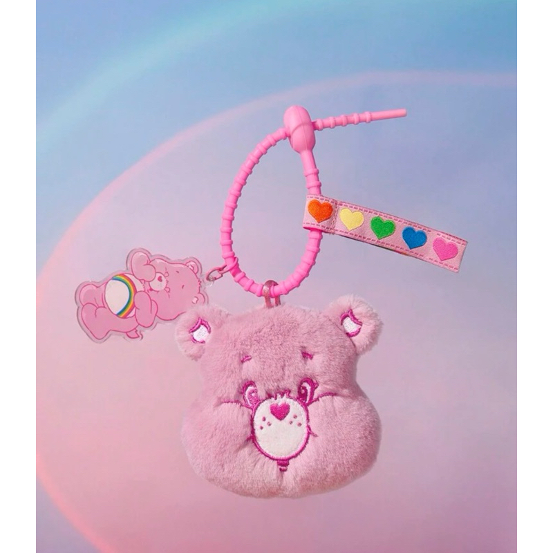 📍Sinna’s Care Bears 彩虹熊 可愛 毛絨 吊飾 鑰匙圈 掛件