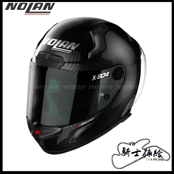 ⚠YB騎士補給⚠ 代理公司貨 NOLAN X-804RS UltraCarbon #1 亮面碳纖維 安全帽 X804RS