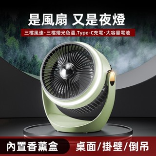壁掛桌面循環扇 空氣循環扇 小夜燈循環扇 露營風扇 廚房風扇 壁掛風扇 桌扇 壁扇 循環扇 小風扇 風扇 電風扇