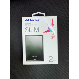 ADATA威剛 HV620S 2TB 行動硬碟(黑色)2.5吋/行動硬碟/資料備份/隨時存取/特價/全新品