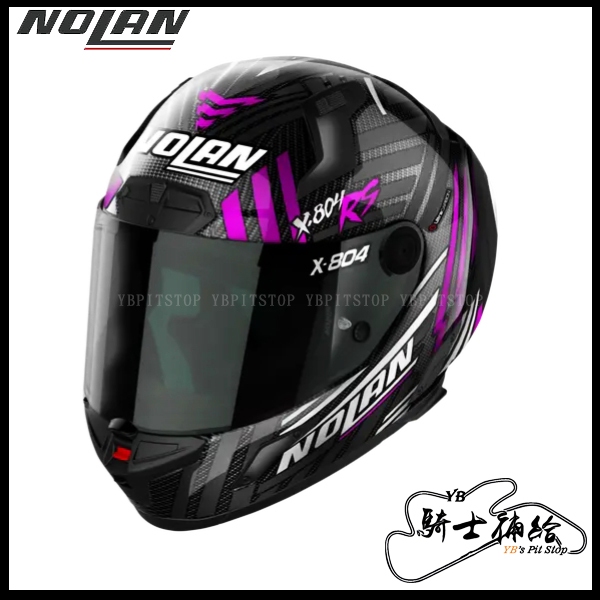 ⚠YB騎士補給⚠ 代理公司貨 NOLAN X-804RS Carbon #21 SPECTRE 紫 安全帽 X804RS