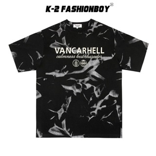 【K-2】VANCARHELL LOGO短T 不規則 渲染 獨特 短袖上衣 穿搭 街頭 個性 潮流【H8053】