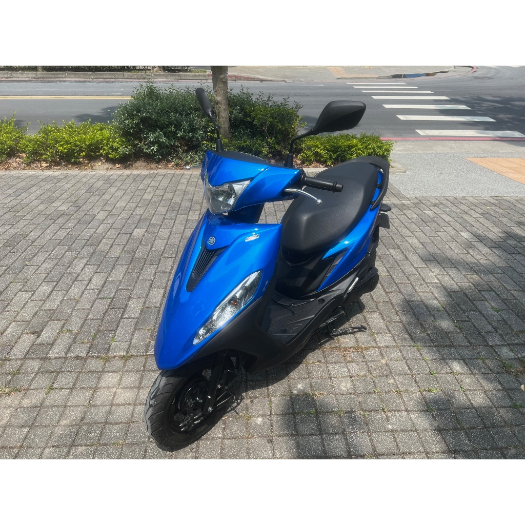 2023年10月YAMAHA JOG 125 CBS雙鼓煞(藍色)跑4190KM新車保固中