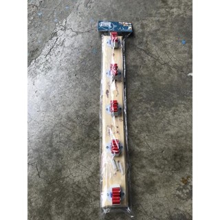 八德國際家庭五金 原木拖把收納架-5夾 有現貨 拖把夾 工具收納夾 收納夾 拖把架