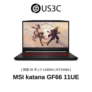 MSI Katana GF66 11UE 15吋 i7-11800H 8G 1TSSD RTX3060 二手品