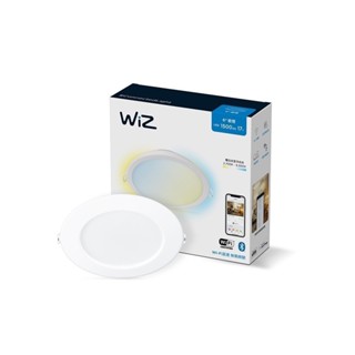 Philips 飛利浦 Wi-Fi WiZ 智慧照明 可調色溫嵌燈 3入 (PW003)