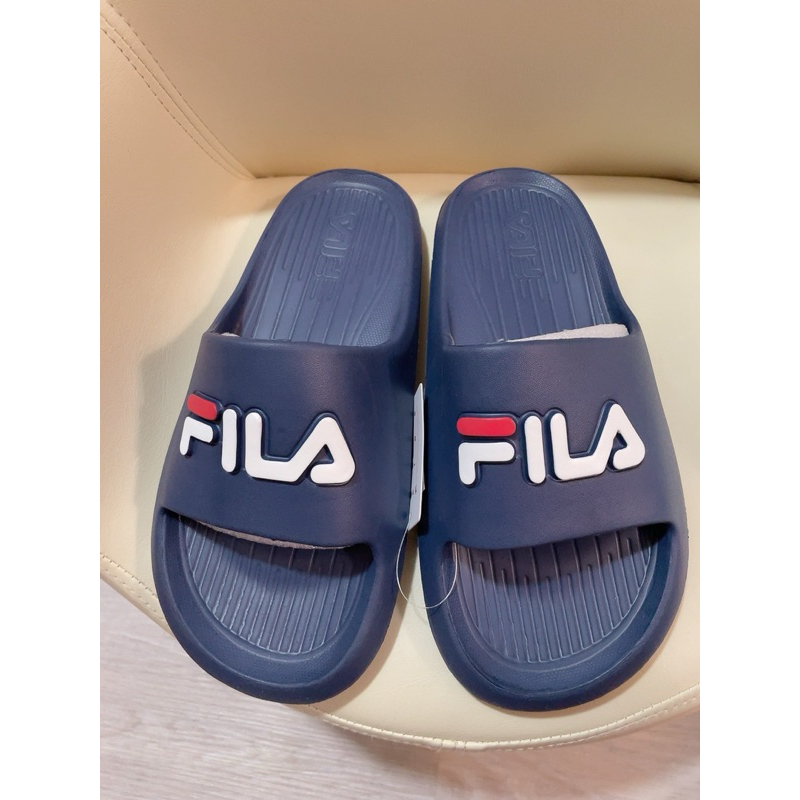 Fila 黑金配色 防水拖鞋