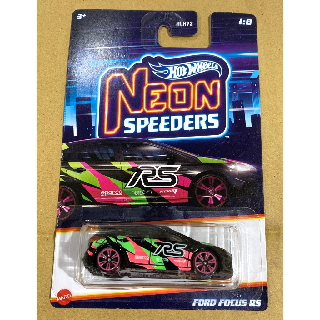 風火輪 Hot Wheels 霓虹 NEON SPEEDERS 福特 FORD FOCUS RS