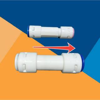 2分/3分快接逆止閥 單向逆止閥 快速接頭ZE-1202 免卡扣 -RO機零件