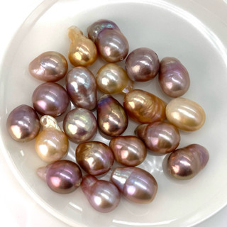 🎀小小飾品🎀特價天然淡水珍珠11mm+炫彩珍珠巴洛克珍珠 異形珍珠不規則珍珠裸珠DIY單顆供佛供神明珠光極亮炫彩光