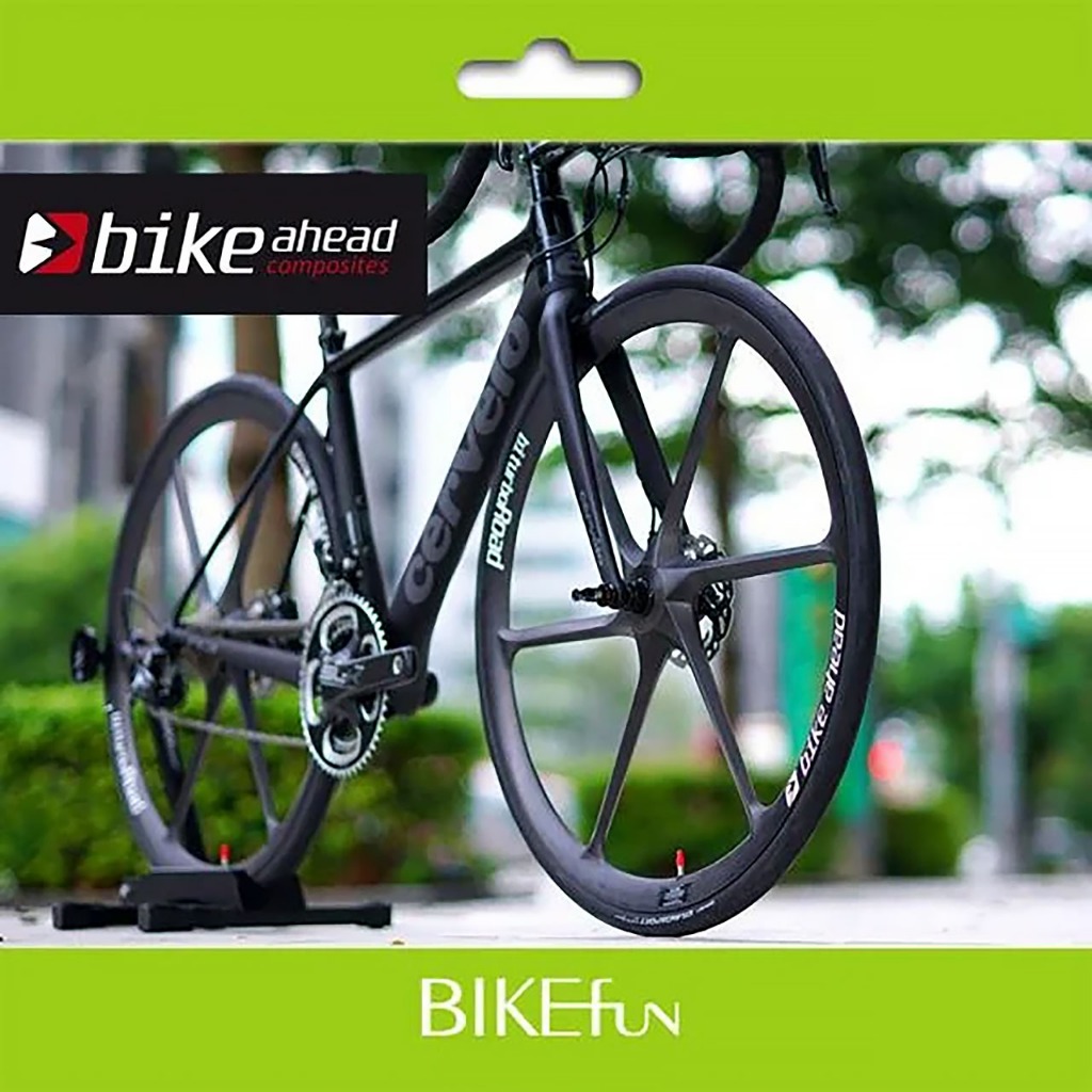 德國製BIKE AHEAD碳纖維碟煞刀輪 六刀爬坡神輪 TLR, Clincher, open胎