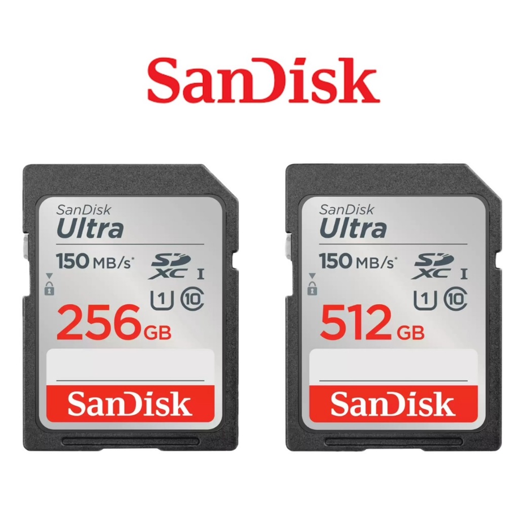 【SanDisk】256G 512G  ULTRA SD C10 記憶卡 原廠公司貨 SDXC 150M/S