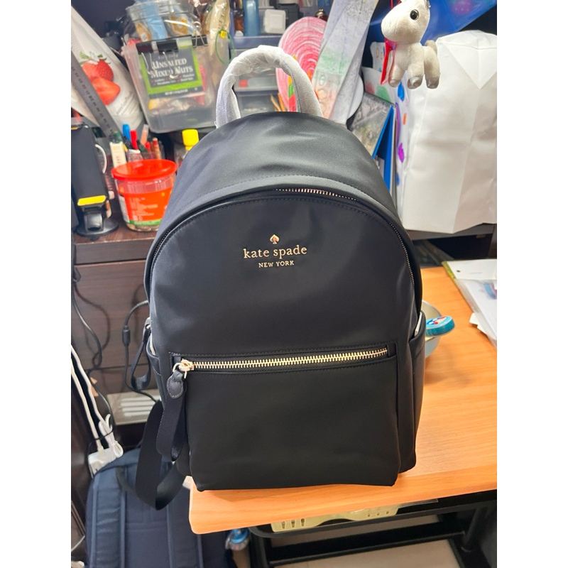 全新 保證正品 Kate Spade 尼龍後背包 24*14*前28/後33